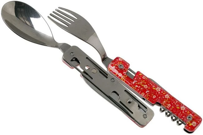 Akinod Multifunctional Cutlery 13H25 Red Helianthium, Outdoor Cutlery