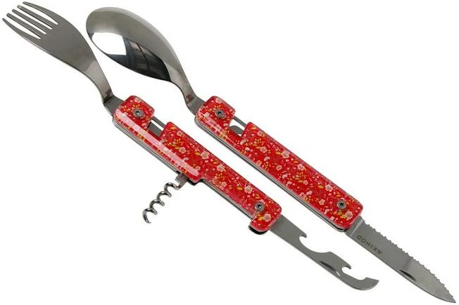 Akinod Multifunctional Cutlery 13H25 Red Helianthium, Outdoor Cutlery - Image 2