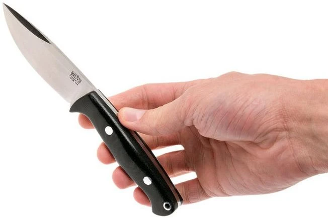 Bark River North Country EDC CPM 154, Black Canvas Micarta - Image 6