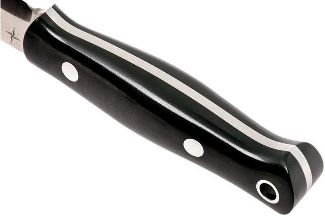 Bark River Bushcrafter I CPM 154, Black Canvas Micarta - Image 4