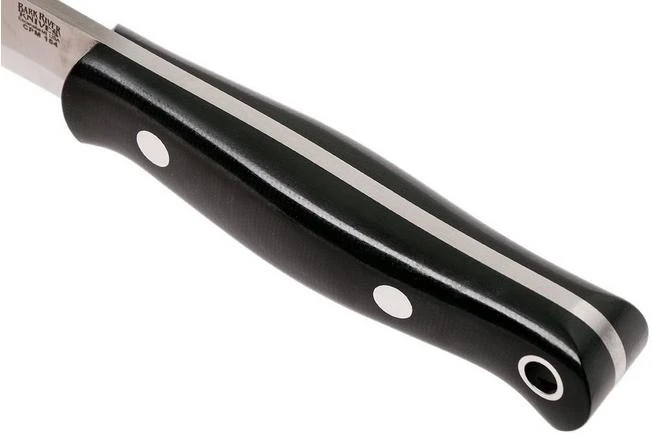 Bark River Bushcrafter I CPM 154, Black Canvas Micarta - Image 5