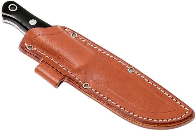 Bark River Bushcrafter I CPM 154, Black Canvas Micarta - Image 7