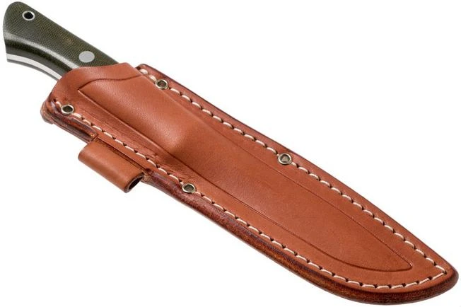 Bark River Aurora Scandi Cru-Wear Green Canvas Micarta - Image 7