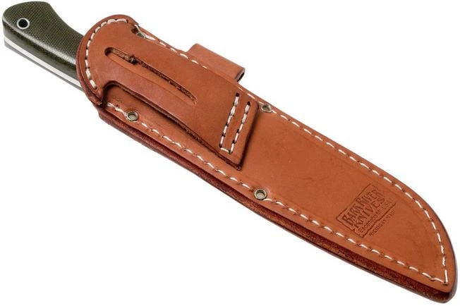 Bark River Aurora Scandi Cru-Wear Green Canvas Micarta - Image 8