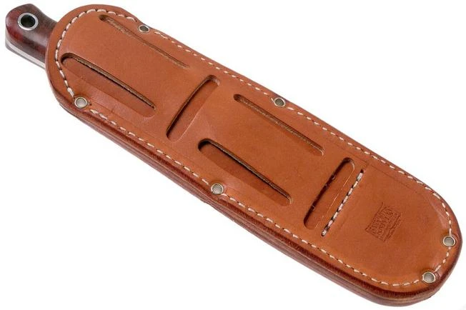 Bark River Bushcrafter II CPM 3V Hellfire Maple Burl Bushcraft Knife - Image 7