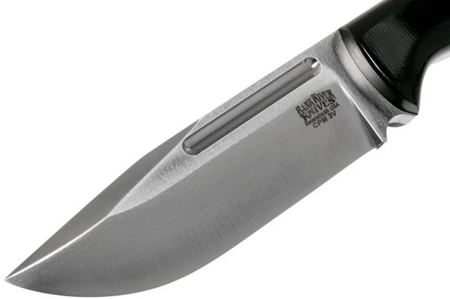 Bark River Bravo Squad Leader CPM 3V, Black Canvas Micarta - Image 3