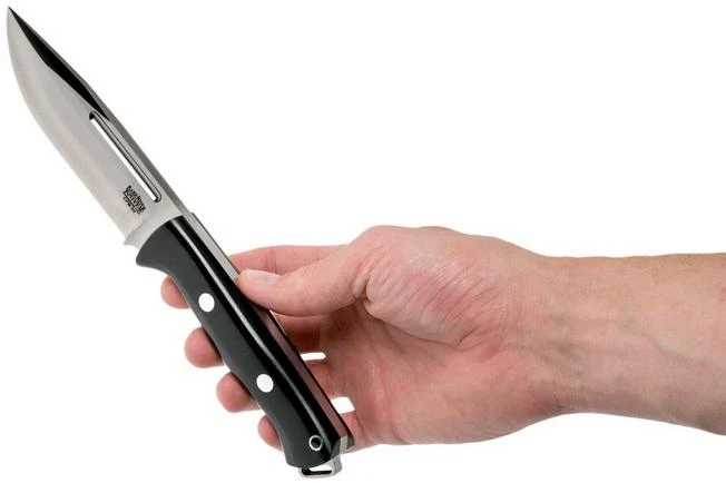 Bark River Bravo Squad Leader CPM 3V, Black Canvas Micarta - Image 6