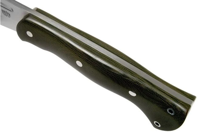 Bark River JX5 Vengeful 1 CPM 3V Green Canvas Micarta Machete - Image 5