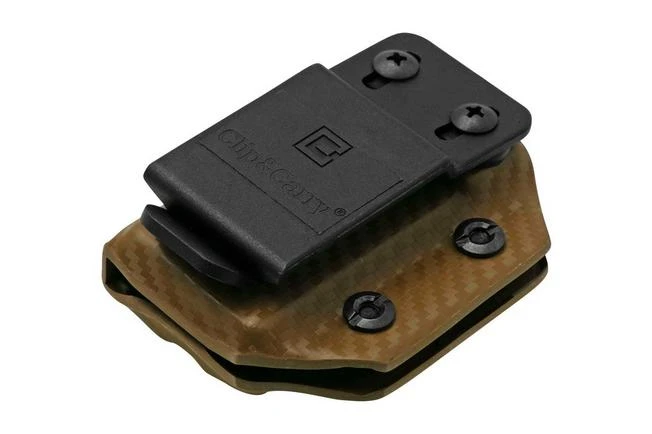 Clip And Carry Kydex Sheath Victorinox SwissTool, Carbon Fiber Brown VSTOOL-CF-BRN Belt Holster - Image 3