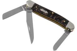 Case Medium Stockman Black Sycamore Wood, 25573, 7318 SS Pocket Knife
