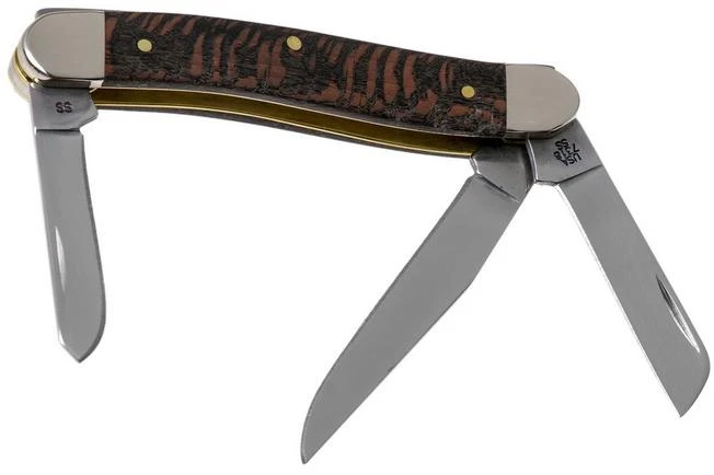 Case Medium Stockman Black Sycamore Wood, 25573, 7318 SS Pocket Knife - Image 2