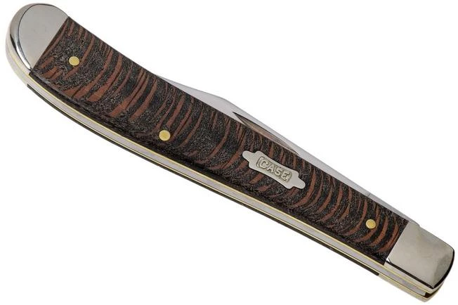 Case Slimline Trapper Black Sycamore Wood, 25575, 71048 SS Pocket Knife - Image 4