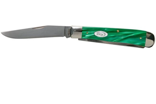 Case Trapper SparXX Green Pearl Kirinite Smooth, 27370, 10254 SS Pocket Knife - Image 3