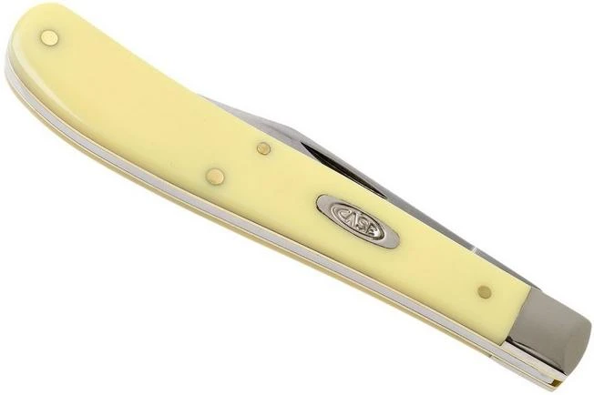 Case Slimline Trapper Yellow Synthetic, 00031, 31048 CV Pocket Knife - Image 4