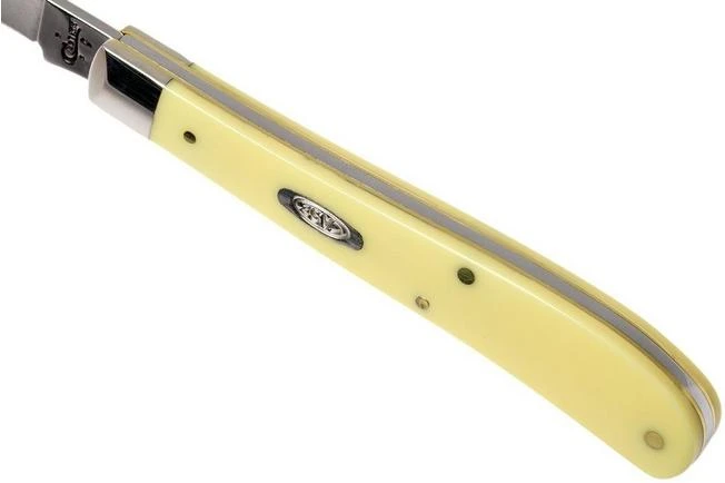 Case Slimline Trapper Yellow Synthetic, 00031, 31048 CV Pocket Knife - Image 6