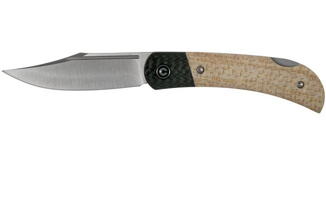 Civivi Rustic Gent C914C Carbon Fibre & Tan Micarta Gentleman's Knife