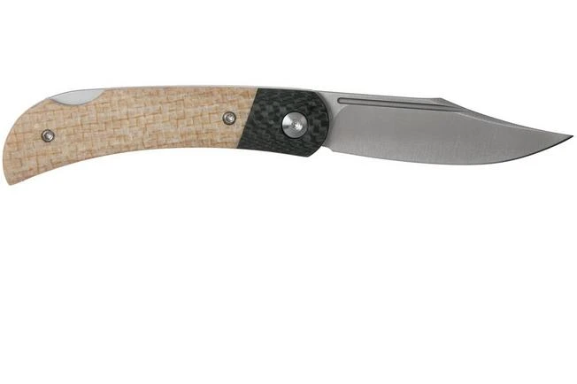 Civivi Rustic Gent C914C Carbon Fibre & Tan Micarta Gentleman's Knife - Image 2