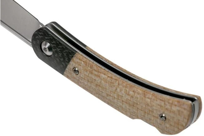 Civivi Rustic Gent C914C Carbon Fibre & Tan Micarta Gentleman's Knife - Image 5