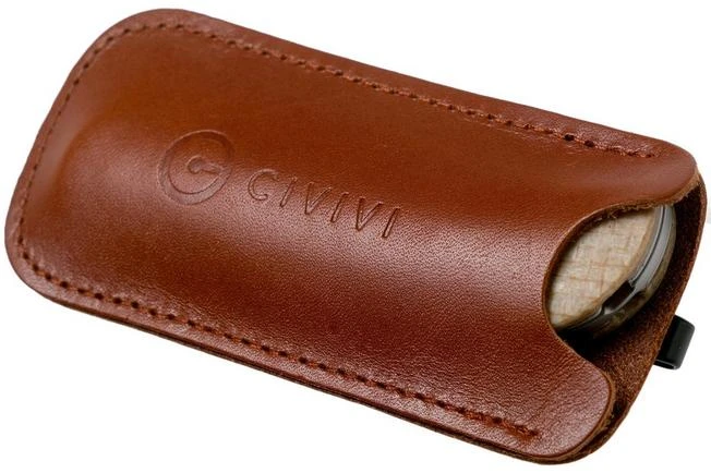 Civivi Rustic Gent C914C Carbon Fibre & Tan Micarta Gentleman's Knife - Image 8