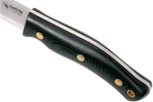 Casström No. 10 Swedish Forest Knife Green Micarta, 14C28N Scandi Grind - Image 5