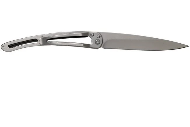 Deejo Tattoo 37g, Ebony Wood, Grizzly 1CB040 Pocket Knife - Image 2