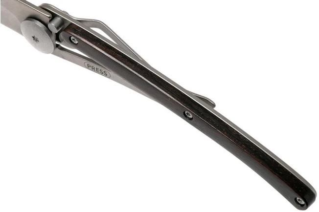 Deejo Tattoo 37g, Ebony Wood, Grizzly 1CB040 Pocket Knife - Image 7