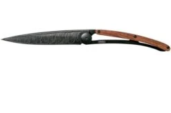Deejo Tattoo Black 37g, Rosewood, Feather 1GB102-R Pocket Knife