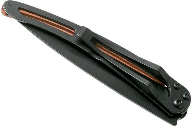 Deejo Tattoo Black 37g, Rosewood, Feather 1GB102-R Pocket Knife - Image 5