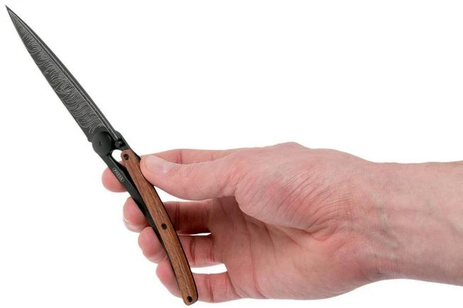 Deejo Tattoo Black 37g, Rosewood, Feather 1GB102-R Pocket Knife - Image 8