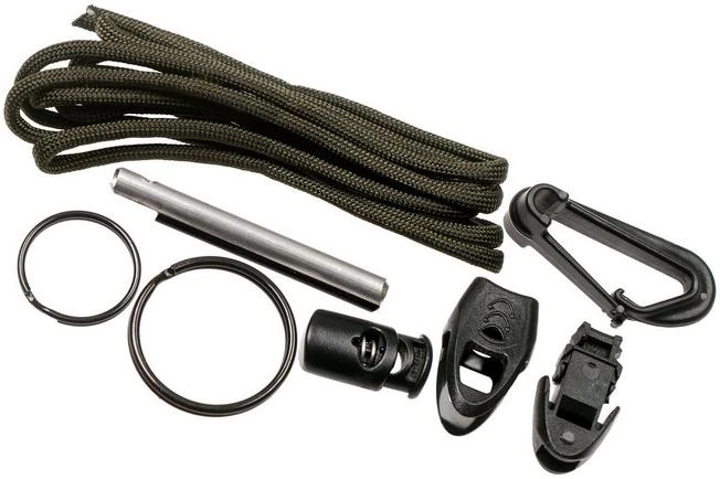 ESEE Izula Tactical Gunsmoke IZULA-TGK, Survival Kit With Sheath And Firesteel - Image 8