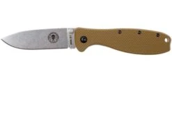 ESEE Knives Zancudo AUS8 Coyote Brown-Stonewashed, BRKR1CB Pocket Knife