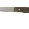 Brisa Trapper 95 - Elmax Scandi - Green Canvas Micarta - 2091
