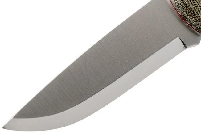 Brisa Trapper 95 - Elmax Scandi - Green Canvas Micarta - 2091 - Image 3