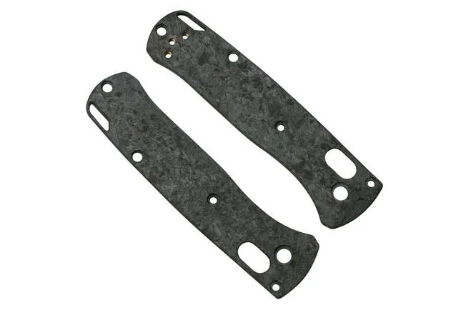 Flytanium Benchmade Mini Bugout Scales, Crossfade Shredded Carbon Fibre