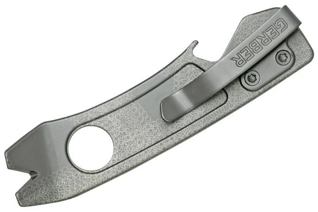 Gerber Chonk Graphite Grey, Green Micarta 1064440 Pry Bar - Image 2