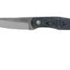 GiantMouse GMF2-DB Double Black Canvas Micarta, Satin, Fixed Knife, Ansø En Voxnaes Design