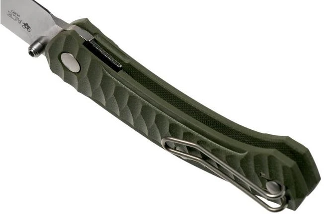 GiantMouse ACE Iona G10 Green, Satin Pocket Knife, Ansø En Voxnaes Design - Image 5