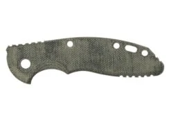 Rick Hinderer XM-18 3" Scale, Smooth Black Micarta