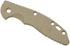 Rick Hinderer XM18 3,5” Scale, Smooth Natural Canvas Micarta