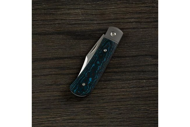 Jack Wolf Benny's Clip Fat Carbon Arctic Storm, BENNY-01-FCB, Slipjoint Pocket Knife - Image 2