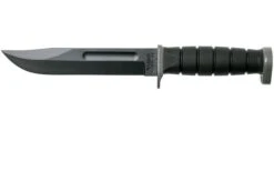 KA-BAR D2 Extreme Fighting Knife 1292, Straight Edge, Kraton Handle, Plastic Sheath