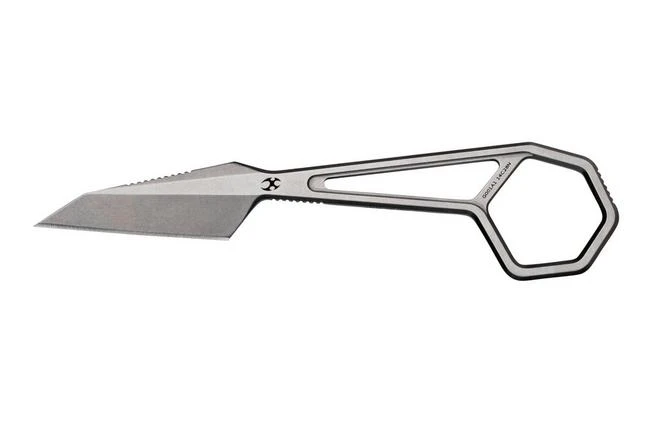 Kansept Hex G0001A1 Stonewashed 14C28N, Neck Knife, Ostap Hel Design