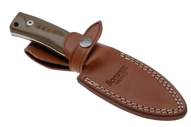 LionSteel M4-CVG M390, Green Canvas Micarta - Image 6