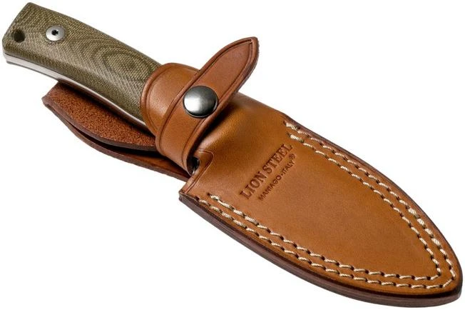 LionSteel M4-CVG M390, Green Canvas Micarta - Image 7