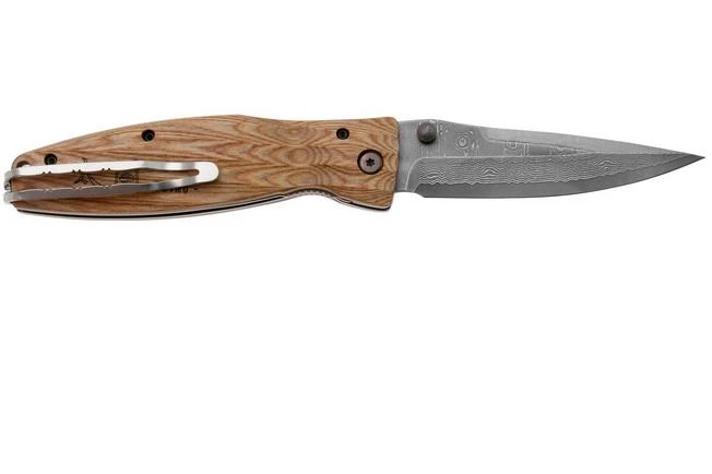 Mcusta MC-0182D Sengoku Toyotomi Hideyoshi, Yellow Pakka Wood, Gentleman's Knife - Image 2