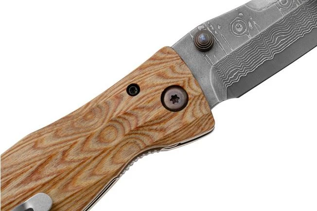 Mcusta MC-0182D Sengoku Toyotomi Hideyoshi, Yellow Pakka Wood, Gentleman's Knife - Image 5