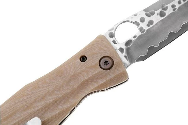 Mcusta MC-0185G Sengoku Uesugi Kenshin SPG2, White Micarta, Gentleman's Knife - Image 5