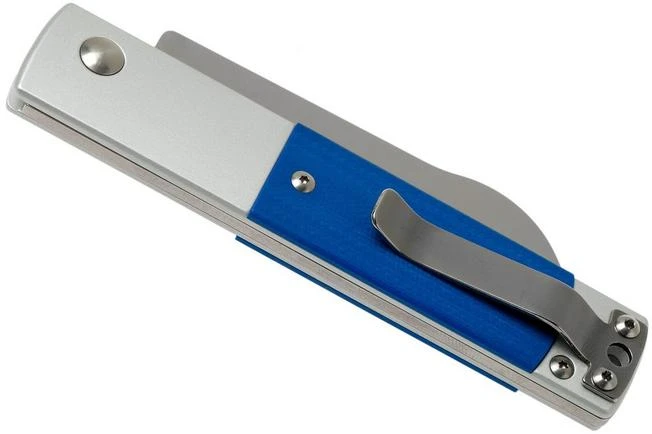 Maserin In-Estro Blue Micarta 165/MCB Slipjoint Pocket Knife - Image 4