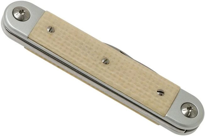 Maserin 60° Knife Sessantesimo 195/MCW White Micarta Pocket Knife - Image 4