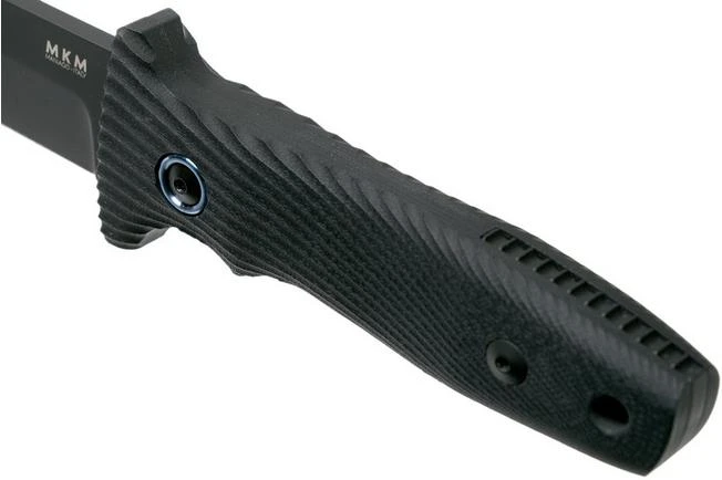 MKM Jouf FX02-C Black G10, Cerakote Black Fixed Knife, Bob Terzuola Design - Image 5